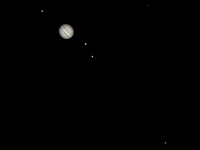 Jupiter Composite with Moons