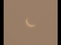 Venus crescent 5 hours after inferior conjunction